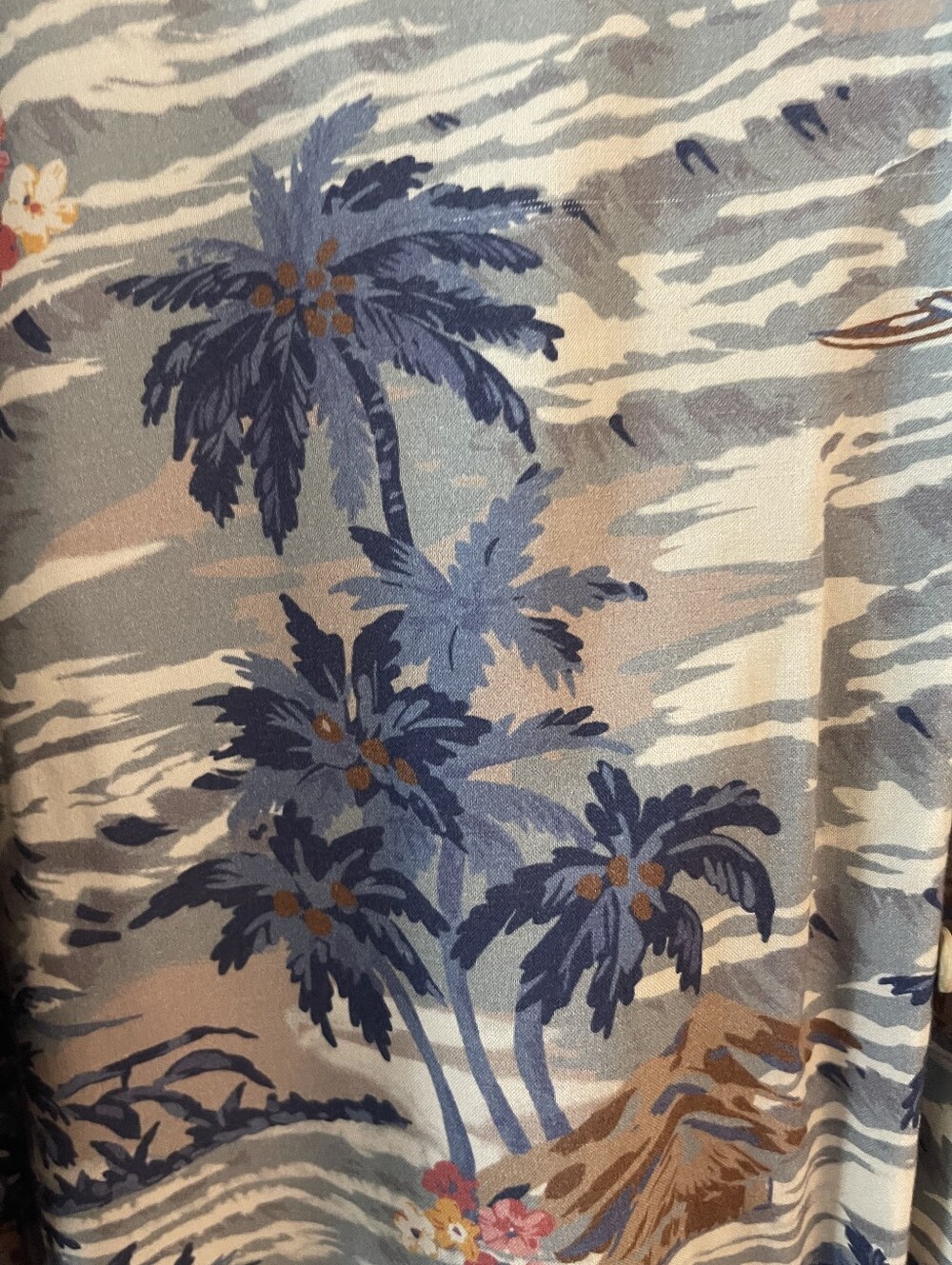 FAHERTY Kona Camp short sleeve Hawaiian shirt XL - Picture 5 of 7